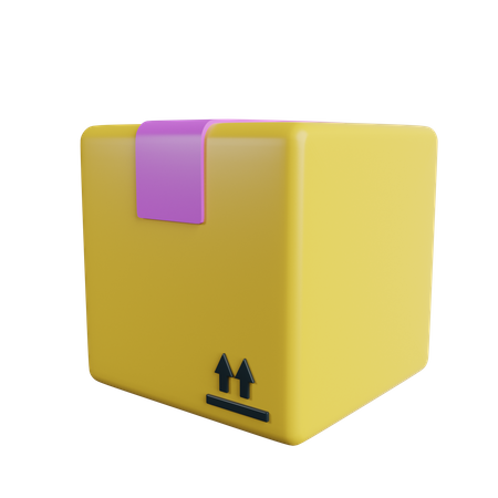 Caja de entrega  3D Illustration