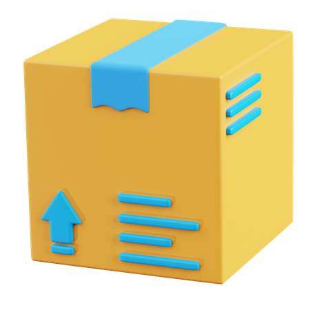 Caja de envío  3D Icon