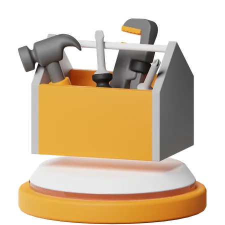 Caja de herramientas  3D Icon