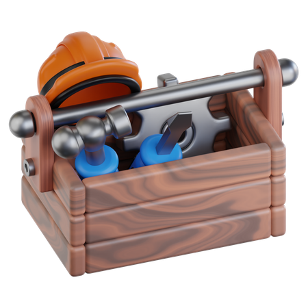 Caja de herramientas  3D Icon