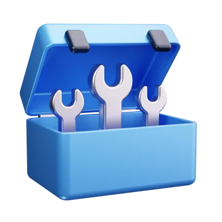 Caja de herramientas  3D Icon