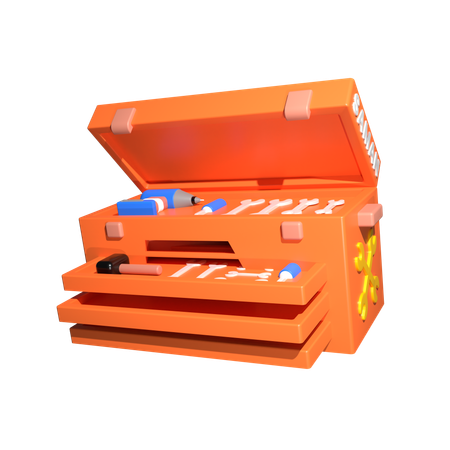 Caja de herramientas  3D Icon
