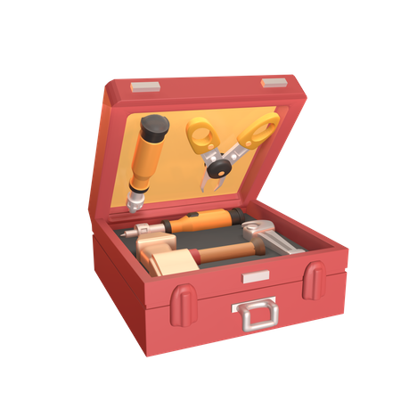 Caja de herramientas  3D Icon