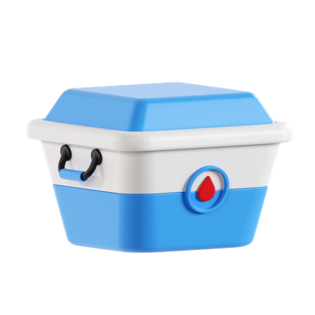 Caja de hielo  3D Icon