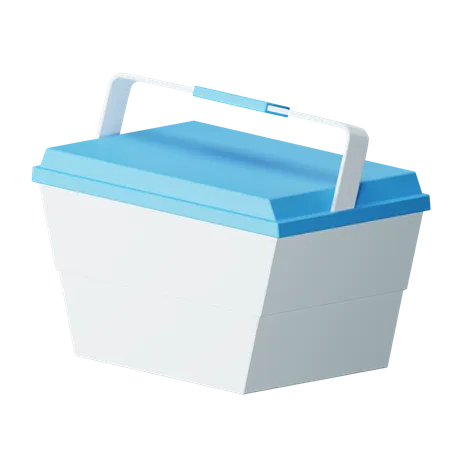 Caja de hielo  3D Icon