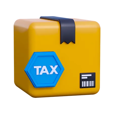 Caja de impuestos  3D Icon