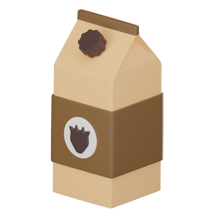 Caja de leche  3D Icon