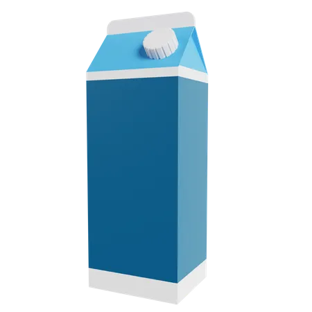 Caja de leche  3D Icon