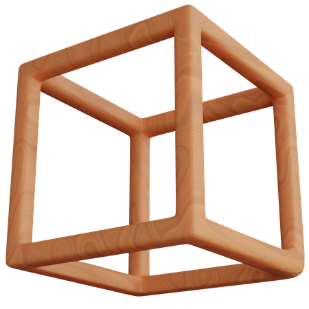 Caja de madera  3D Icon