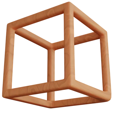 Caja de madera  3D Icon