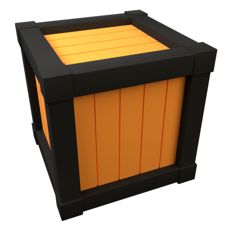 Caja de madera  3D Icon