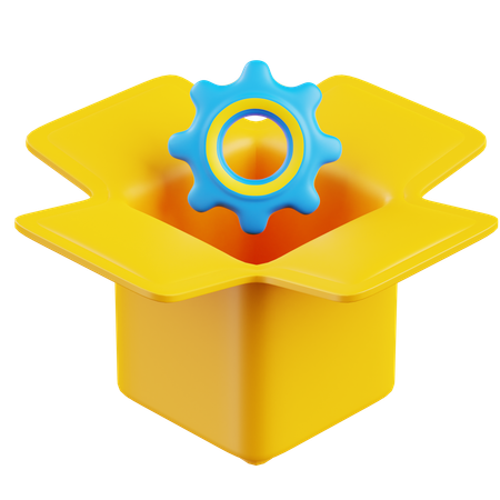 Caja de mantenimiento  3D Icon
