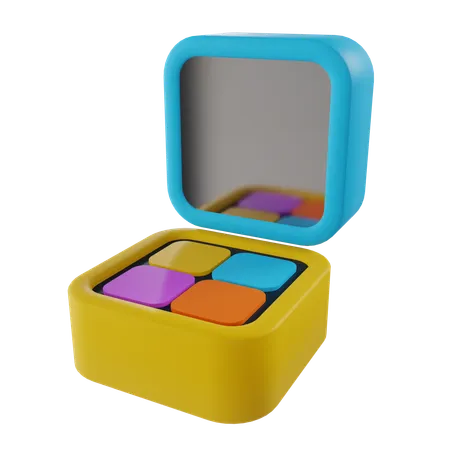 Caja de maquillaje  3D Icon