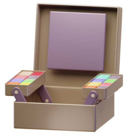 Caja de maquillaje  3D Icon