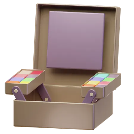 Caja de maquillaje  3D Icon