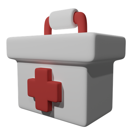 Caja de medicinas  3D Icon