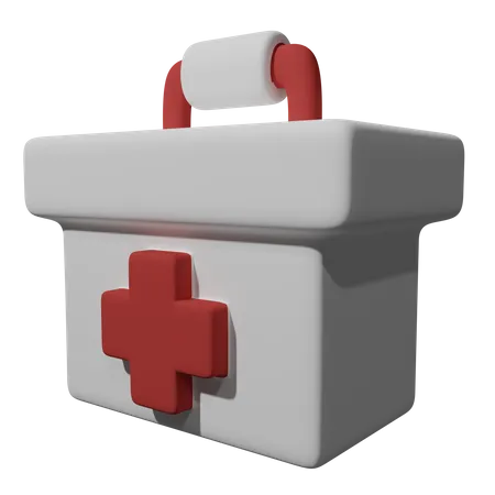 Caja de medicinas  3D Icon