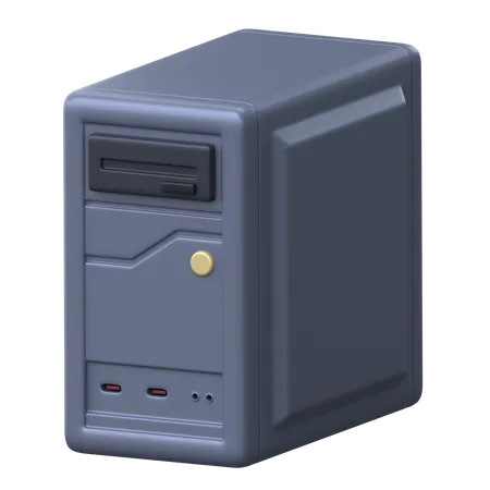 Caja de la computadora  3D Icon