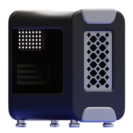 Caja de la computadora  3D Icon