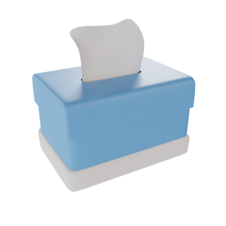 Caja de pañuelos  3D Icon