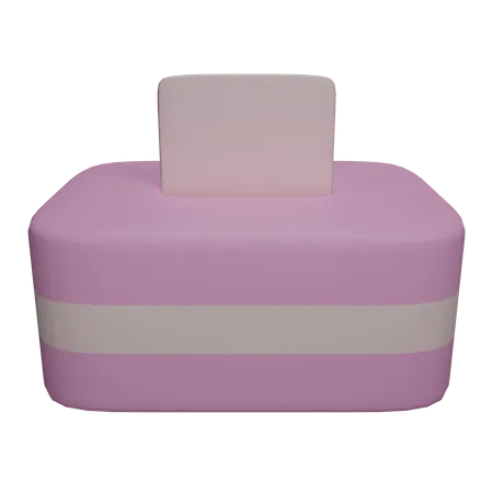 Caja de pañuelos  3D Icon