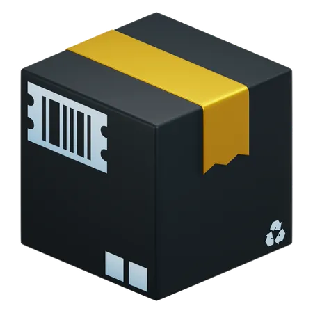 Caja de paquete  3D Icon