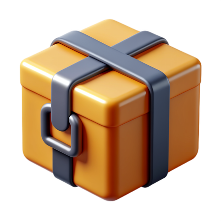 Caja de paquete  3D Icon