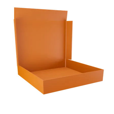 Caja de pizza abierta  3D Illustration