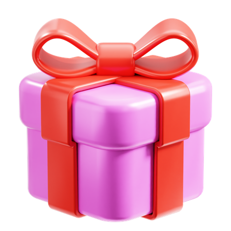 Caja de regalo  3D Icon