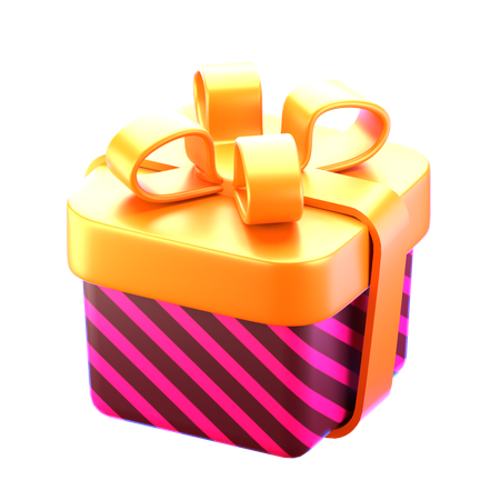 Regalo en forma de caja  3D Icon