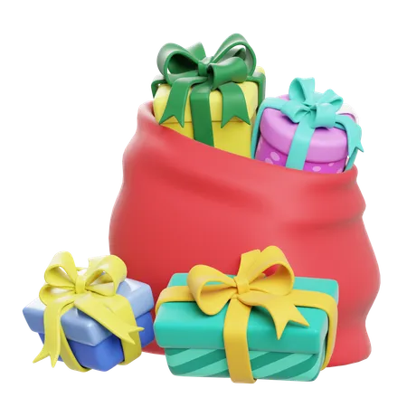 Caja de regalo  3D Icon