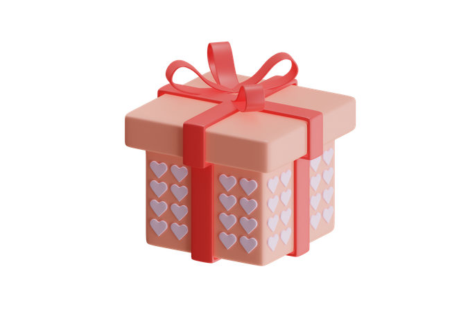 Caja de regalo  3D Icon