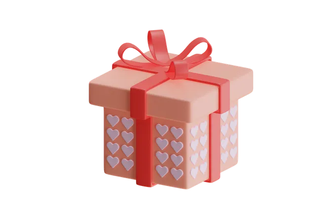 Caja de regalo  3D Icon