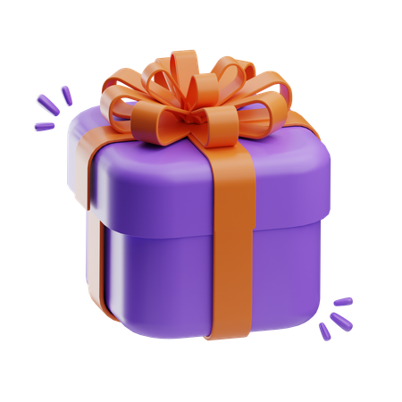 Caja de regalo  3D Icon