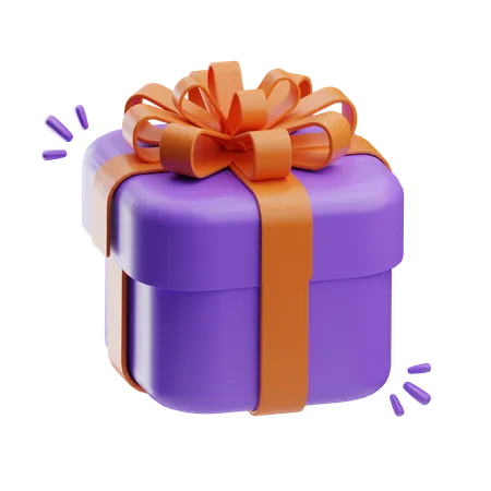 Caja de regalo  3D Icon