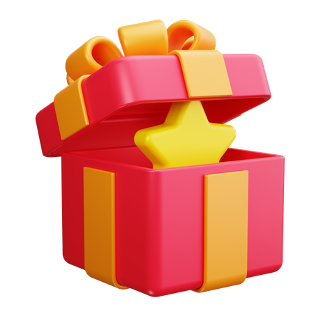 Caja de regalo  3D Icon