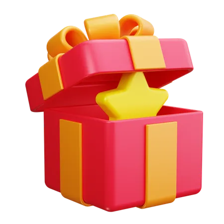 Caja de regalo  3D Icon