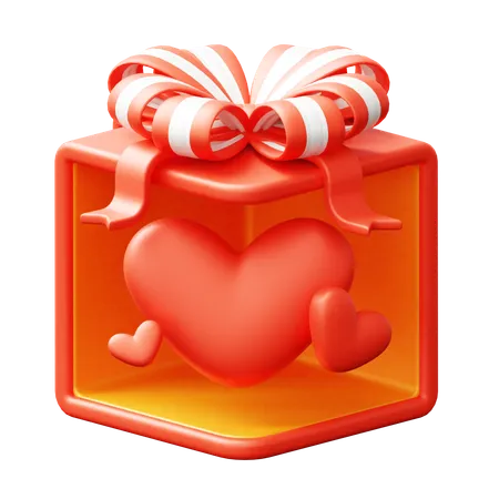 Caja de regalo  3D Icon