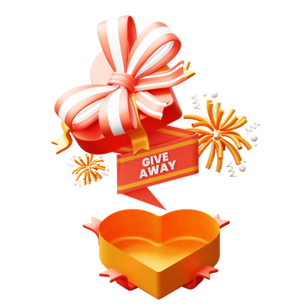 Caja de regalo  3D Icon