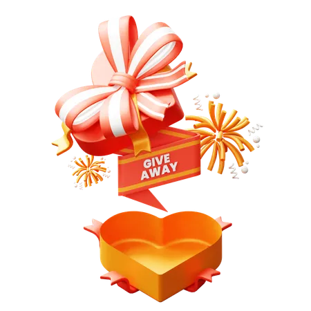 Caja de regalo  3D Icon