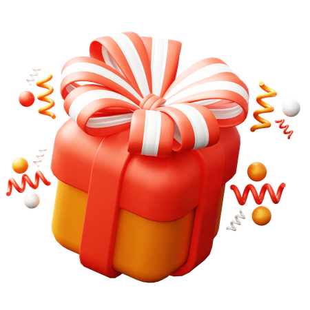 Caja de regalo  3D Icon