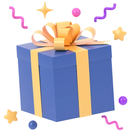 Caja de regalo  3D Icon