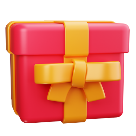 Caja de regalo  3D Icon