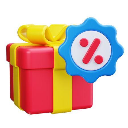 Caja de regalo  3D Icon