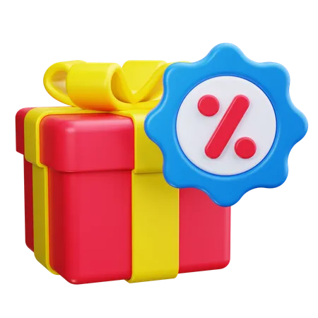 Caja de regalo  3D Icon