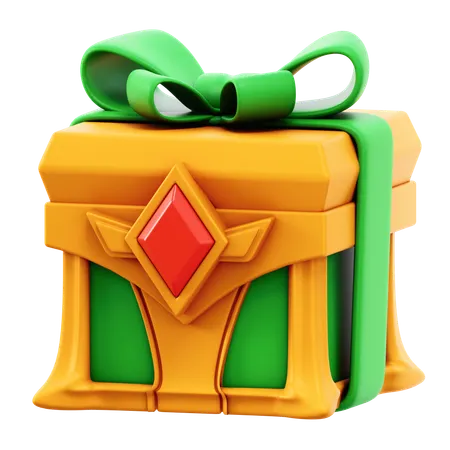 Caja de regalo  3D Icon