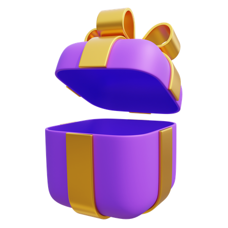 Caja de regalo  3D Icon