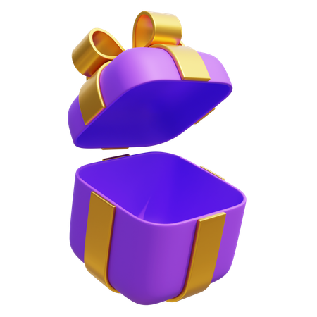 Caja de regalo  3D Icon