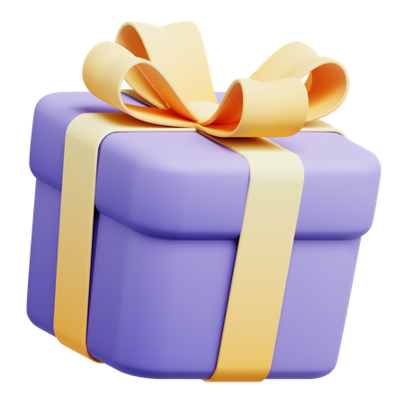Caja de regalo  3D Icon