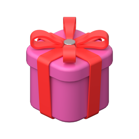 Caja de regalo  3D Icon